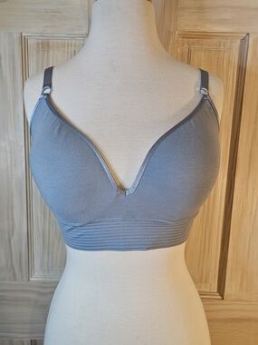 Jockey Light Gray Seamless Wireless Bralette In XXL